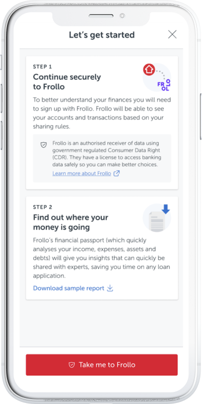 REA - My Finances - Financial Pasport - Step 1
